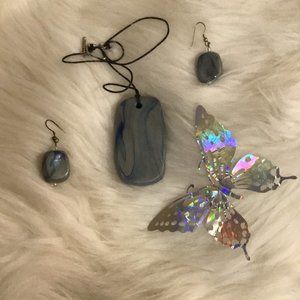 Reversible Unique Exclusive Rare Unique One of a kind Handmade Necklace